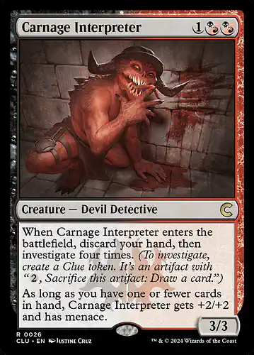 Carnage Interpreter - clu Spoiler