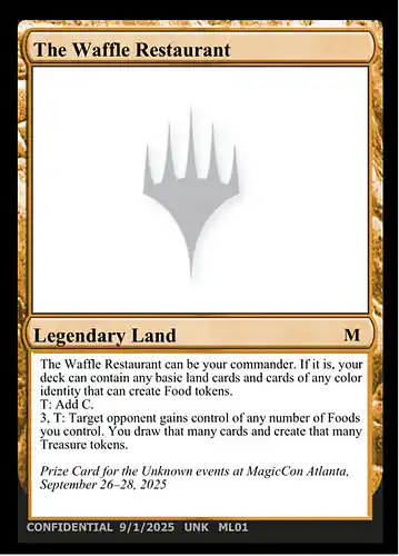 The Waffle Restaurant - unk Spoiler