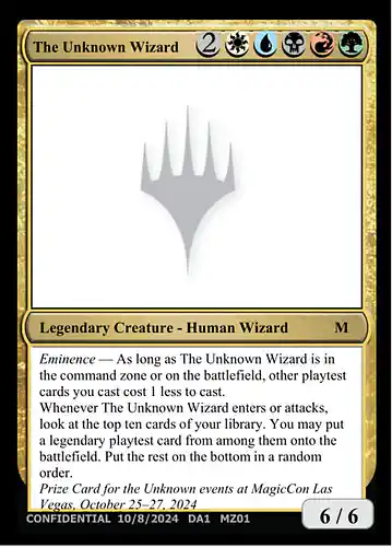 The Unknown Wizard - unk Spoiler