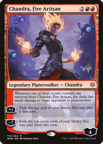 Chandra, Fire Artisan - war Spoiler