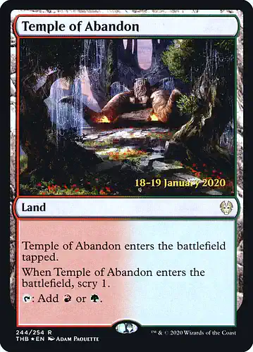 Temple of Abandon - thb Spoiler