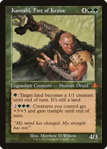 Kamahl, Fist of Krosa - dmr Spoiler