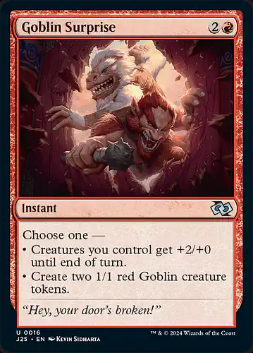 Goblin Surprise - j25 Spoiler