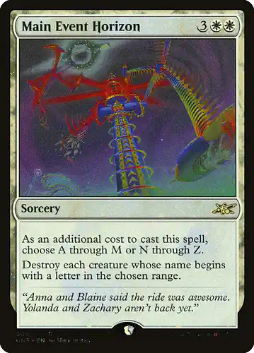 Main Event Horizon - unf Spoiler