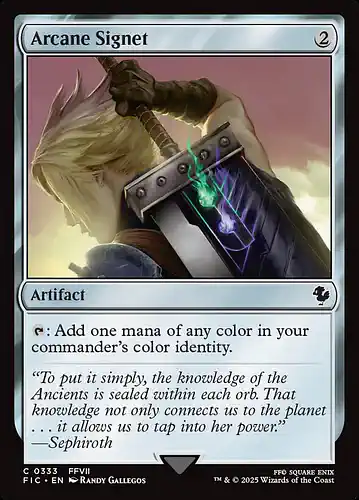 Arcane Signet - fic Spoiler
