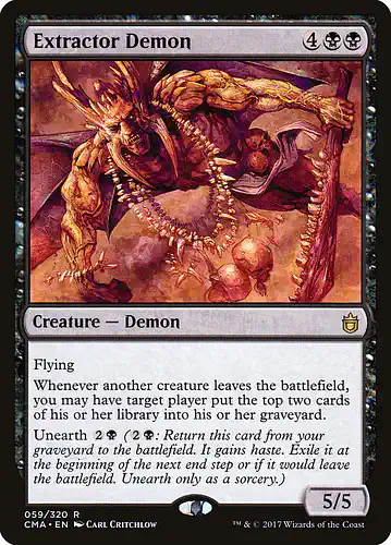 Extractor Demon - cma Spoiler