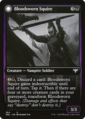 Bloodsworn Squire - dbl Spoiler