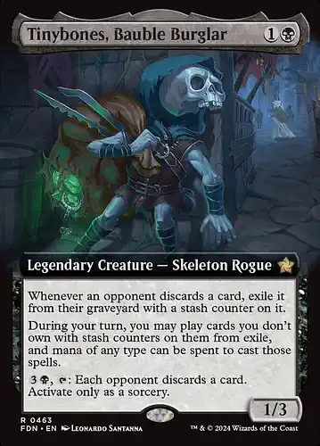 Tinybones, Bauble Burglar - fdn Spoiler