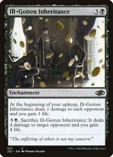 Ill-Gotten Inheritance - j22 Spoiler