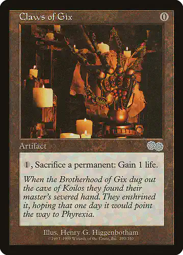 Claws of Gix - usg Spoiler