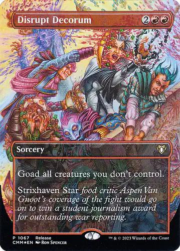 Disrupt Decorum - cmm Spoiler