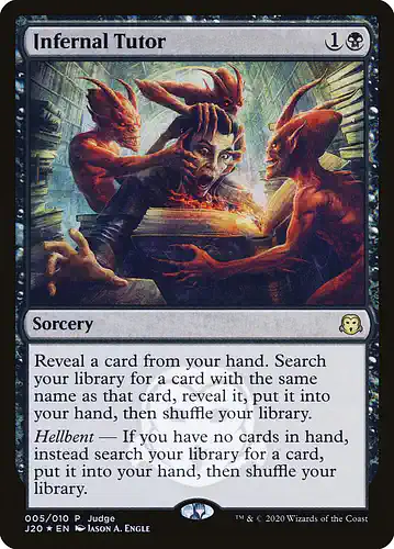 Infernal Tutor - j20 Spoiler