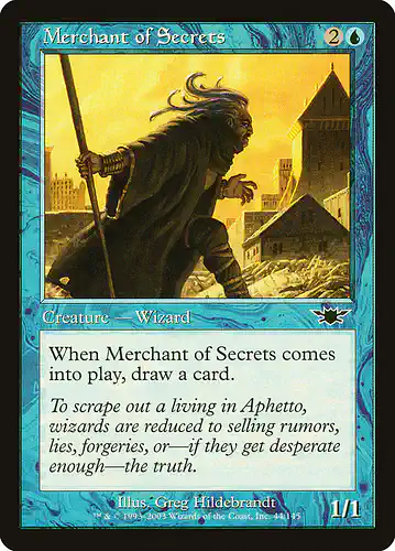 Merchant of Secrets - lgn Spoiler