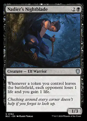 Nadier's Nightblade - blc Spoiler