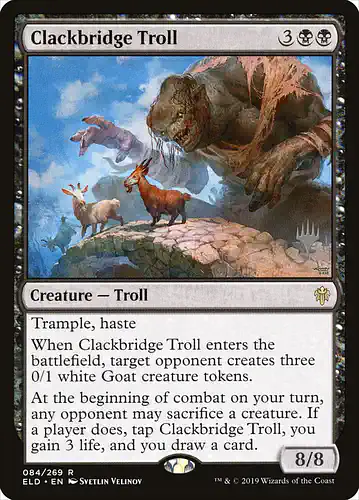 Clackbridge Troll - eld Spoiler