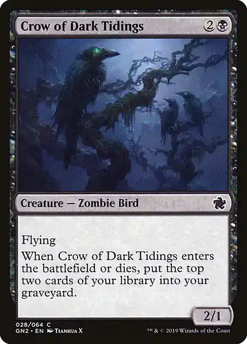 Crow of Dark Tidings - gn2 Spoiler