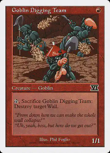 Goblin Digging Team - 6ed Spoiler