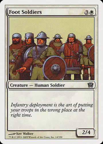 Foot Soldiers - 9ed Spoiler
