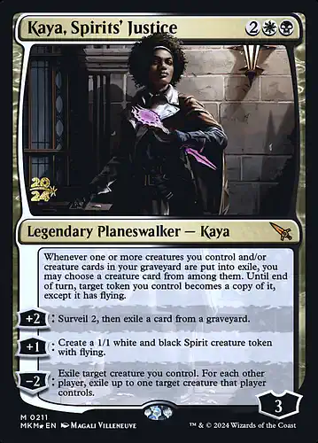 Kaya, Spirits' Justice - mkm Spoiler