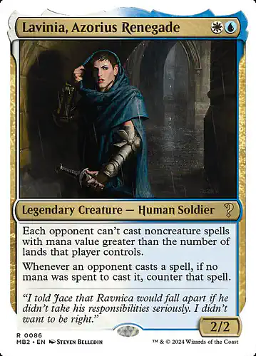Lavinia, Azorius Renegade - mb2 Spoiler