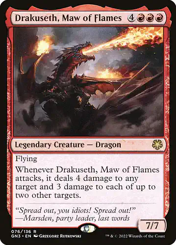 Drakuseth, Maw of Flames - gn3 Spoiler