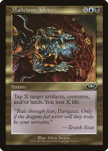 Malicious Advice - pls Spoiler
