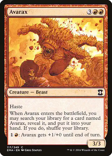 Avarax - ema Spoiler