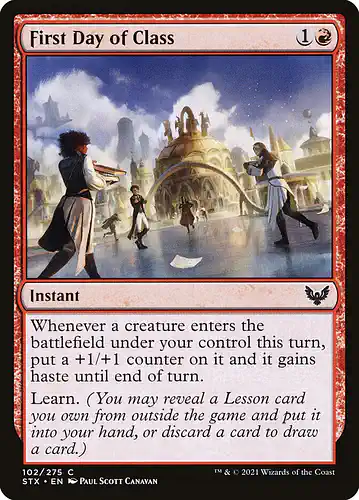 First Day of Class - stx Spoiler