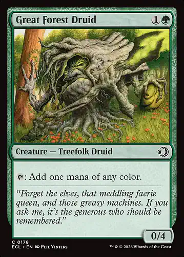 Great Forest Druid - ecl Spoiler