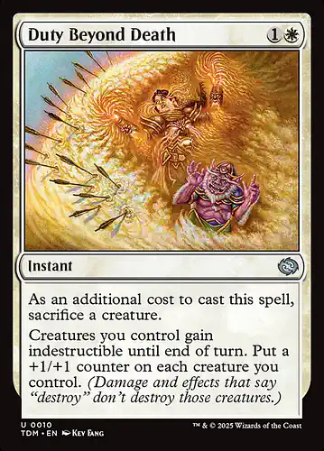 Duty Beyond Death - tdm Spoiler