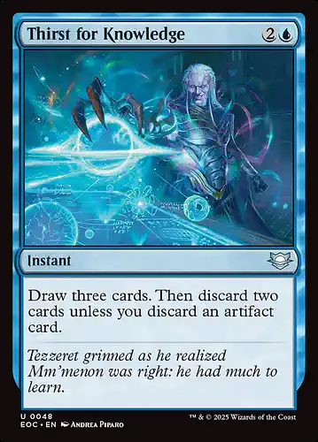 Thirst for Knowledge - eoc Spoiler