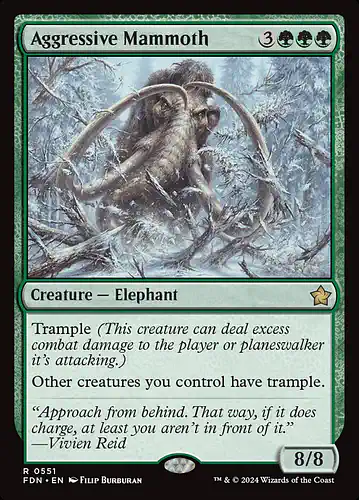 Aggressive Mammoth - fdn Spoiler