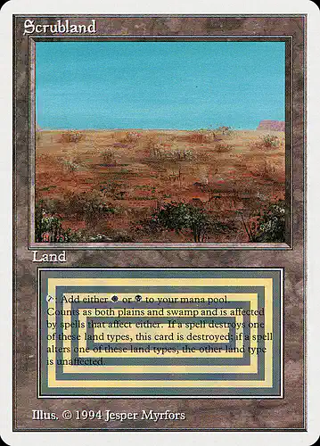 Scrubland - sum Spoiler
