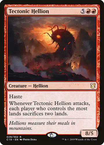 Tectonic Hellion - c19 Spoiler