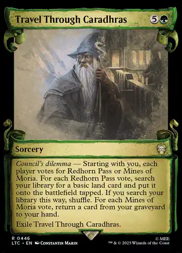 Travel Through Caradhras - ltc Spoiler