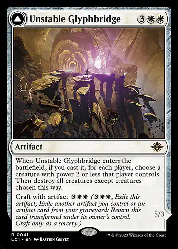 Unstable Glyphbridge - lci Spoiler
