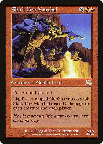 Skirk Fire Marshal - ons Spoiler