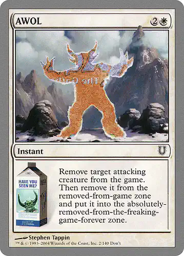 AWOL - unh Spoiler