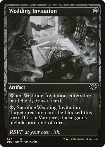 Wedding Invitation - dbl Spoiler