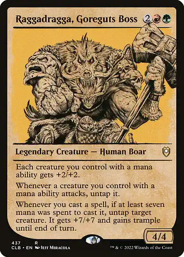 Raggadragga, Goreguts Boss - clb Spoiler