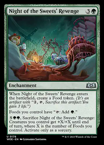 Night of the Sweets' Revenge - woe Spoiler