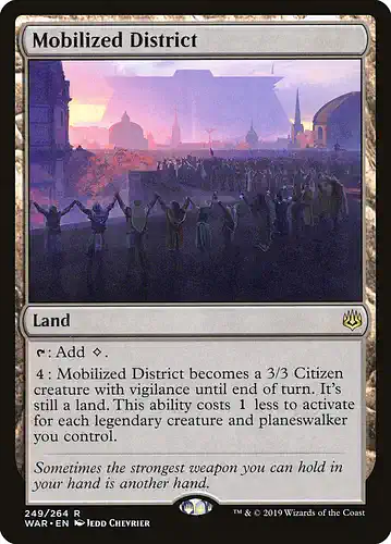 Mobilized District - war Spoiler