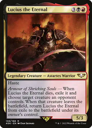 Lucius the Eternal - 40k Spoiler