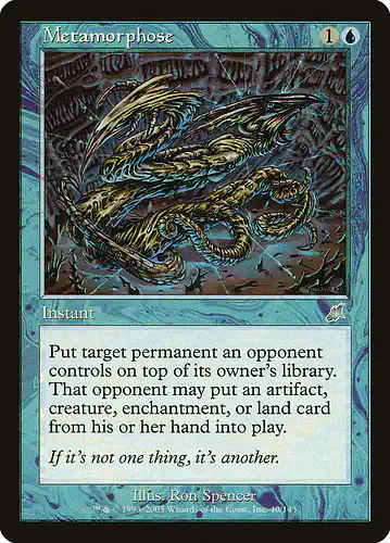 Metamorphose - scg Spoiler