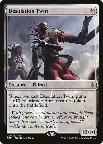 Desolation Twin - bfz Spoiler
