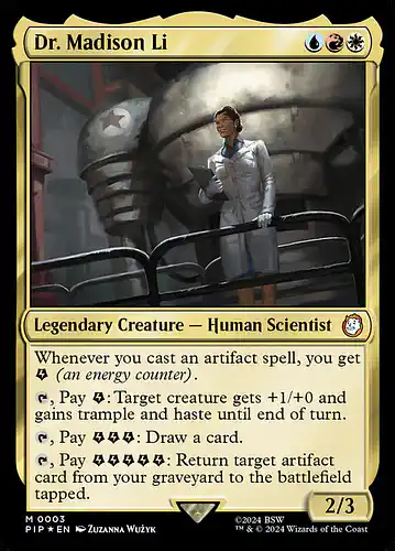 Dr. Madison Li - pip Spoiler