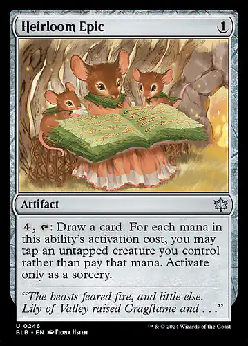 Heirloom Epic - blb Spoiler