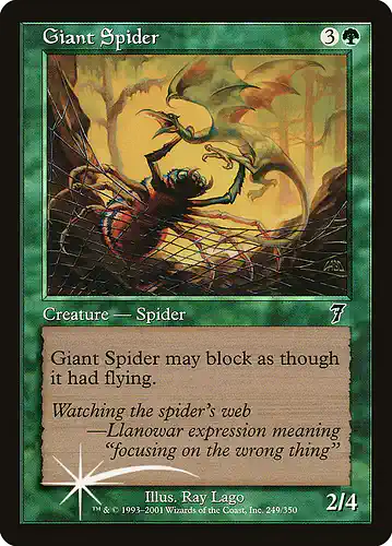 Giant Spider - 7ed Spoiler