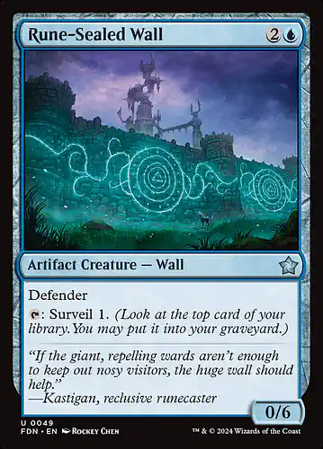 Rune-Sealed Wall - fdn Spoiler