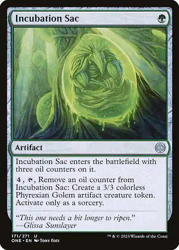 Incubation Sac - one Spoiler